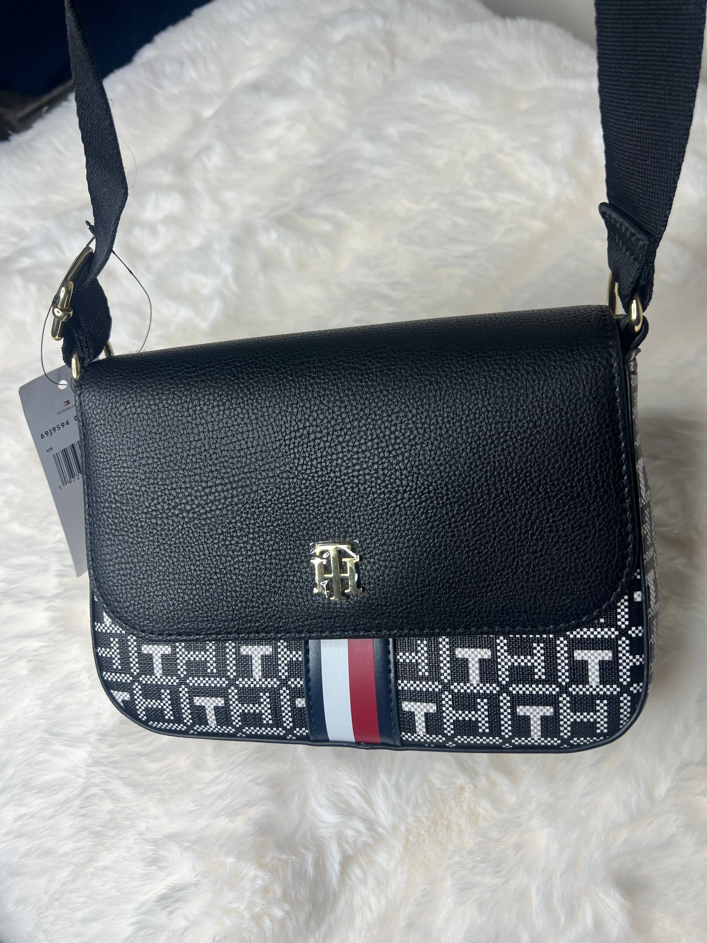 Tommy Hilfiger cross body bag brand logo printed women's